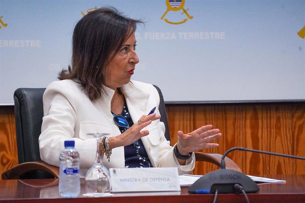 La ministra de Defensa en funciones, Margarita Robles.