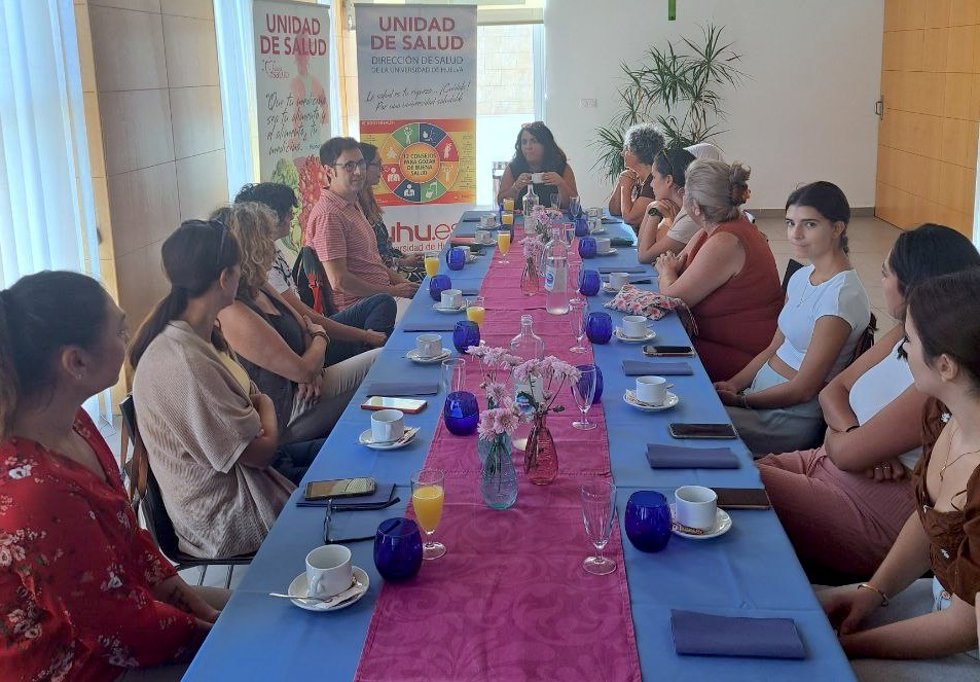 Celebracion del 'Death Café' en la Universidad de Huelva.