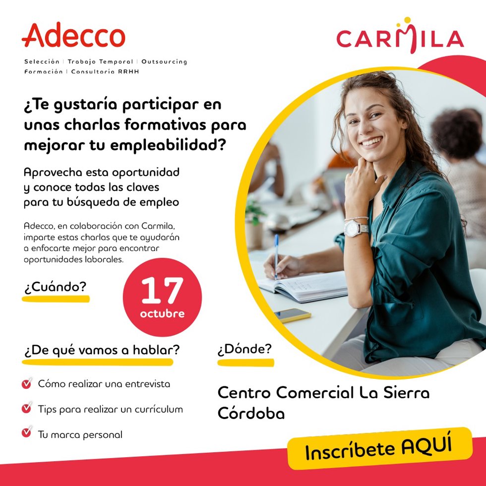 Cartel de la jornada de formación.