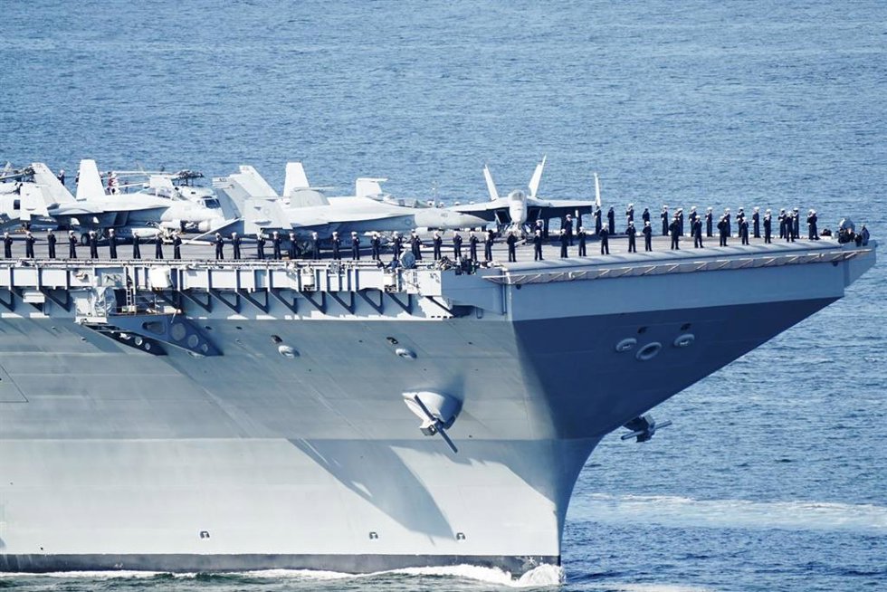 Archivo - El portaaviones 'USS Gerald R. Ford' (Archivo)