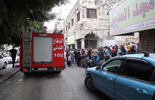 Archivo - Daños tras una incursión militar israelí en la ciudad cisjordana de Jenín, Cisjordania