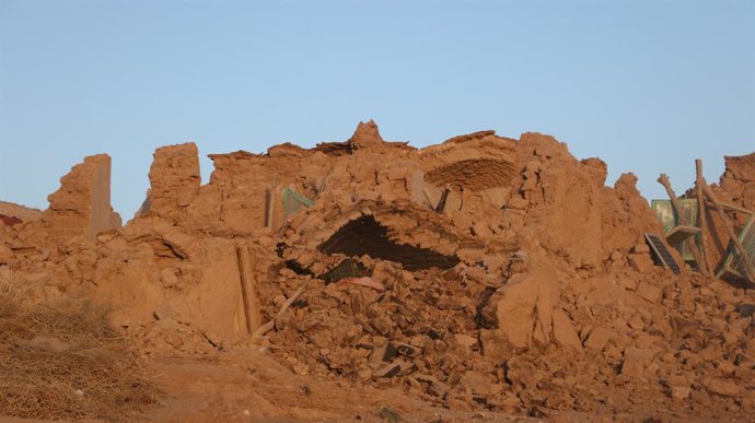 Runes d'habitatges després dels terratrmols a la província d'Herat, l'Afganistan