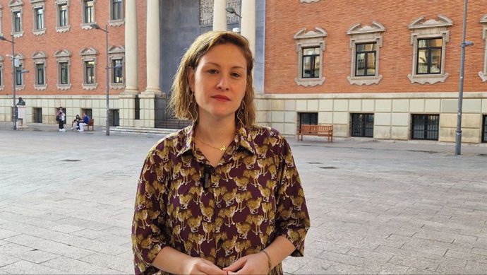 La portavoz municipal de Podemos, Elvira Medina