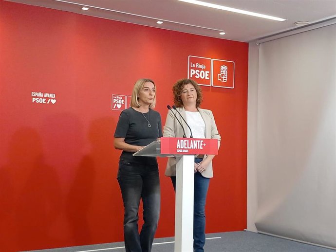 Las diputadas regionales socialistas, María Somalo y Ana Victoria del Vigo