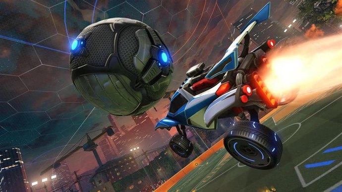 El videojuego Rocket League.