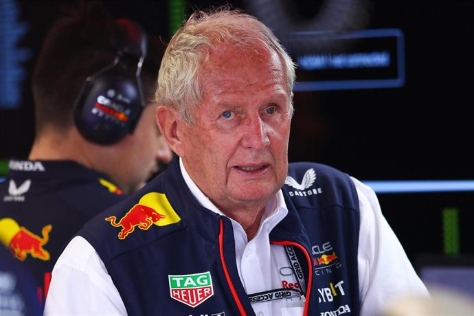 Archivo - El asesor de Red Bull Helmut Marko, en el GP de Italia 2023. 