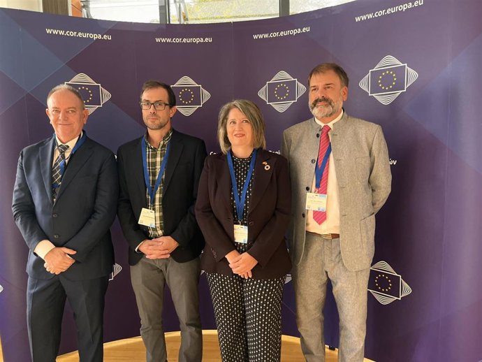 La consejera de Desarrollo Sostenible, Mercedes Gómez, en su visita a Bruselas