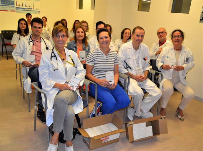 Entrega de los dispositivos en el Río Hortega.