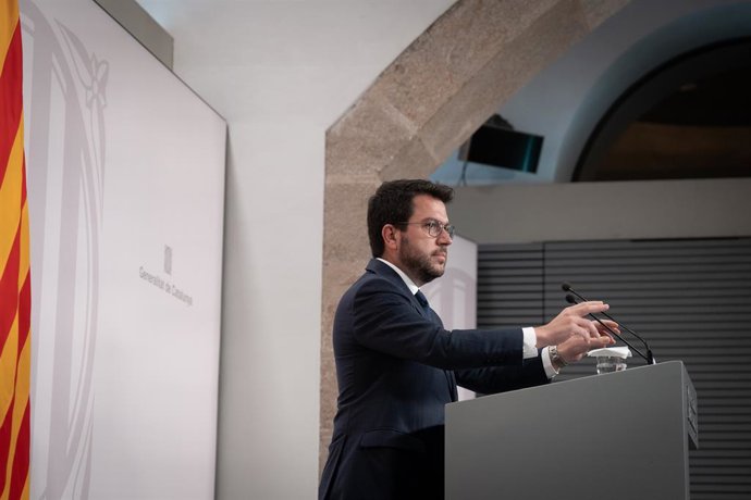 Archivo - El president de la Generalitat, Pere Aragons