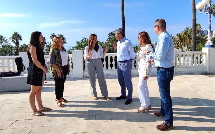 La diputada en el Congreso y vocal de la ejecutiva federal del PSOE, Mari Nieves Ramírez, en Benalmádena.