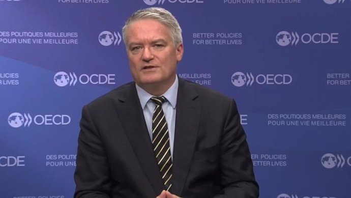 Archivo - El secretario general de la OCDE, Mathias Cormann