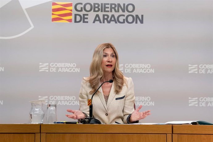 La portavoz del Gobierno de Aragón, Mar Vaquero.