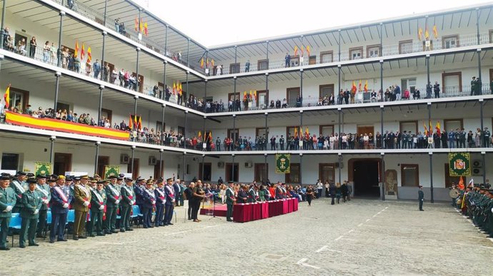 Archivo - Actos de la Patrona de la Guardia Civil celebrados en el Acuartelamiento de Batalla del Salado 32 de Madrid.