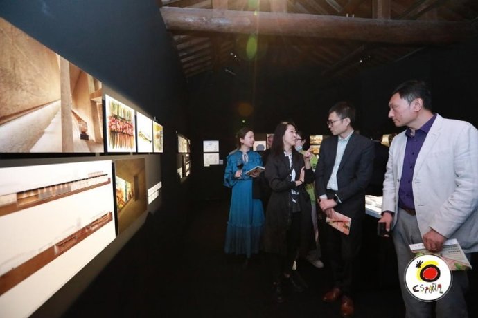 Exposición 'Arquitectura y Vino'.