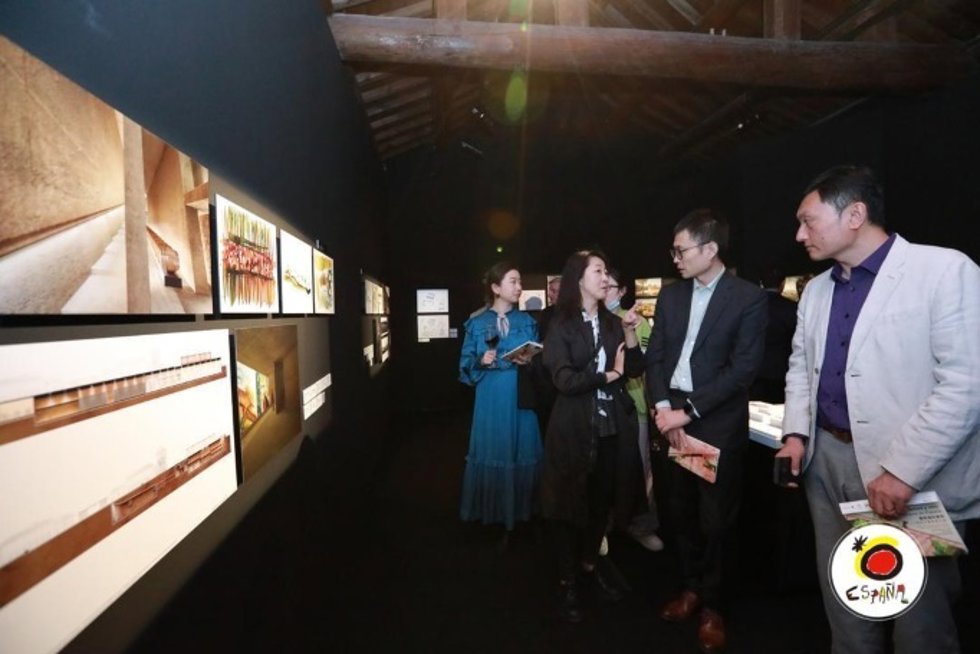 Exposición 'Arquitectura y Vino'.