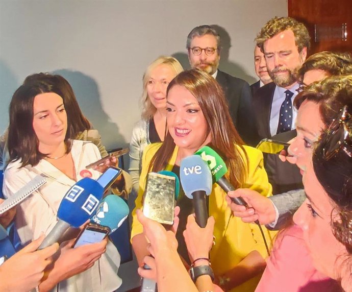 Archivo - Carolina López, portavoz de Vox en la Junta General del Principado de Asturias.