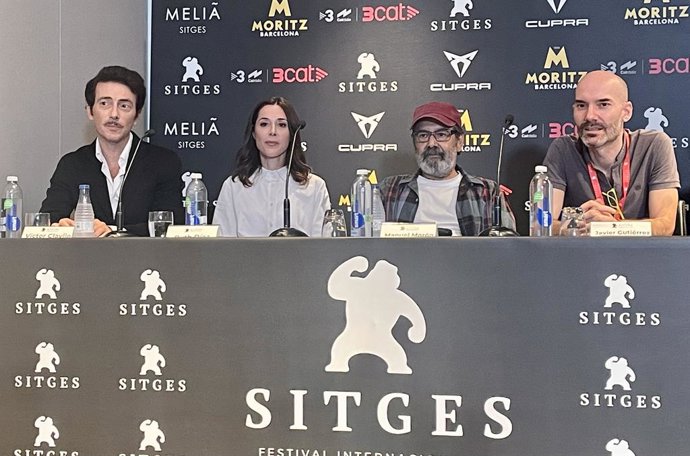 Els actors Víctor Clavijo, Ruth Díaz i Manuel Morón i el director Javier Gutiérrez presenten 'La espera' en el Festival de Sitges.