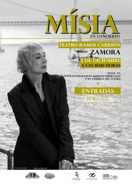 La artista portuguesa Mísia, primera artista confirmada dentro de los actos de la FHLIM 2023 de Zamora