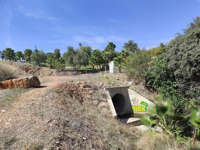 Lugar donde, según la denuncia de la plataforma, se ha producido el vertido de aguas residuales al arroyo Pedroches.