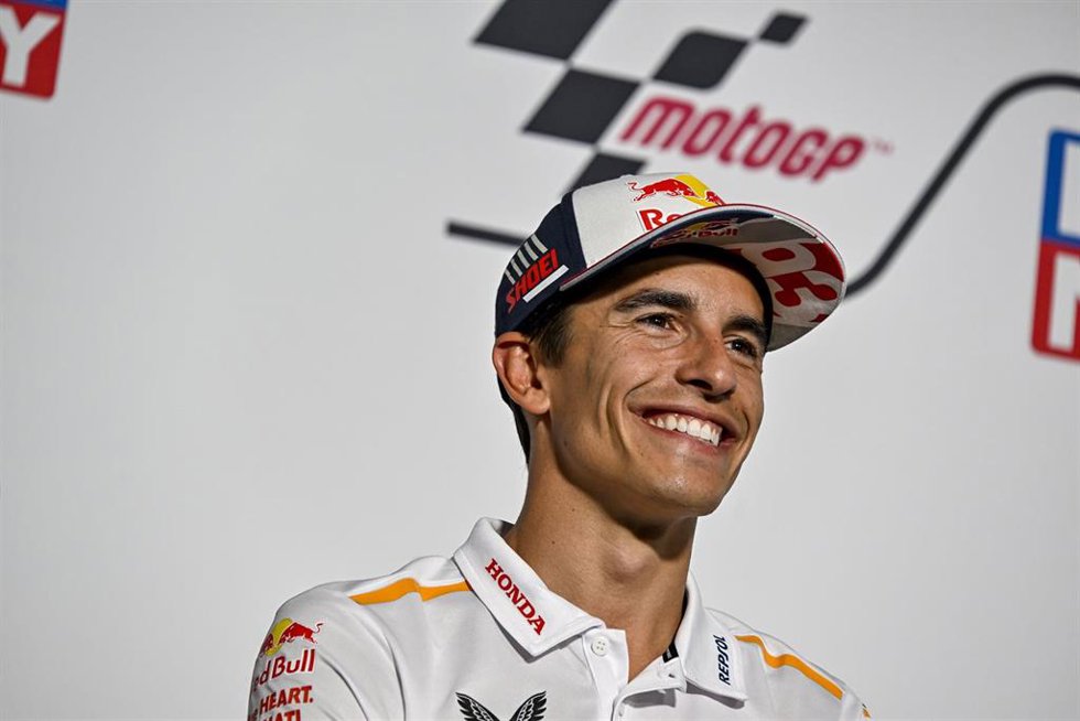 Archivo - Marc Márquez durante un Gran Premio del Mundial de Motociclismo
