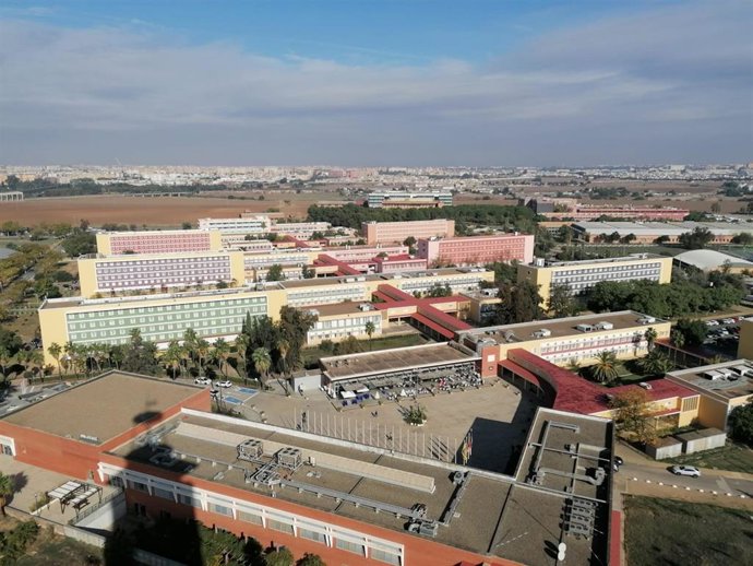 Archivo - Vista aérea de la Pablo de Olavide.