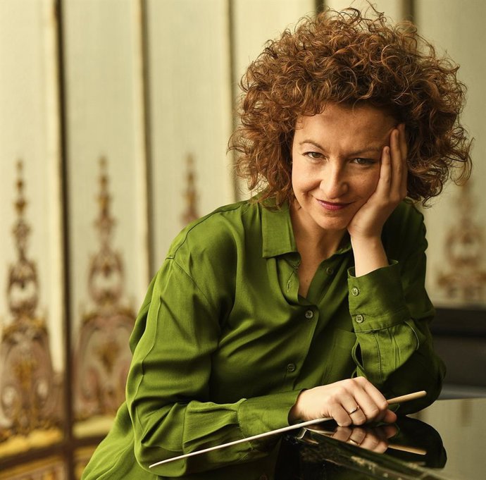 Archivo - La directora de orquesta Lucía Marín.