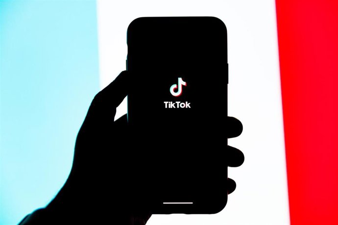 Interfaz de inicio de TikTok