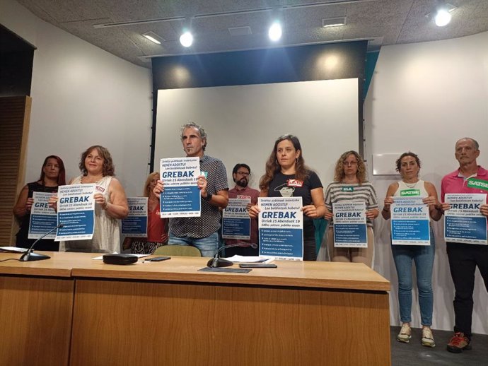 Sindicatos llaman a la huelga de trabajadores del sector público los días 25 de octubre y 19 de diciembre