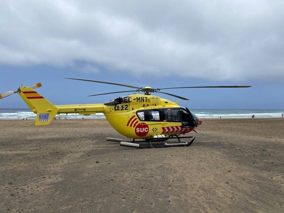 Archivo - Helicóptero medicalizado del SUC