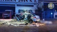 En la UCI los heridos graves del accidente de Carretera Amarilla y el otro coche fue proyectado 30 metros por el impacto