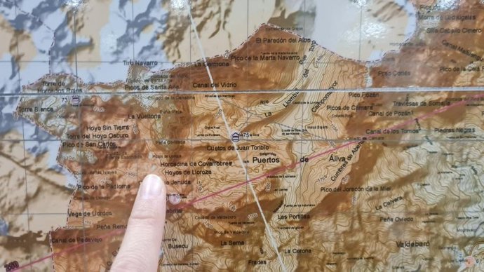 Mapa de Picos de Europa