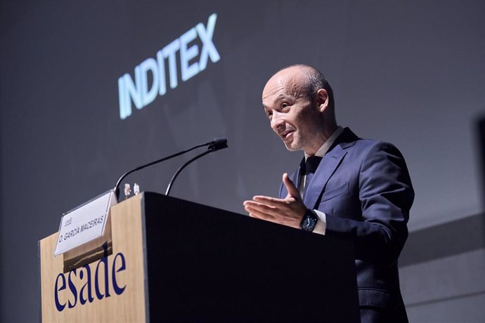 El consejero delegado de Inditex, Oscar Garcia Maceiras, en la inauguración del curso de Esade