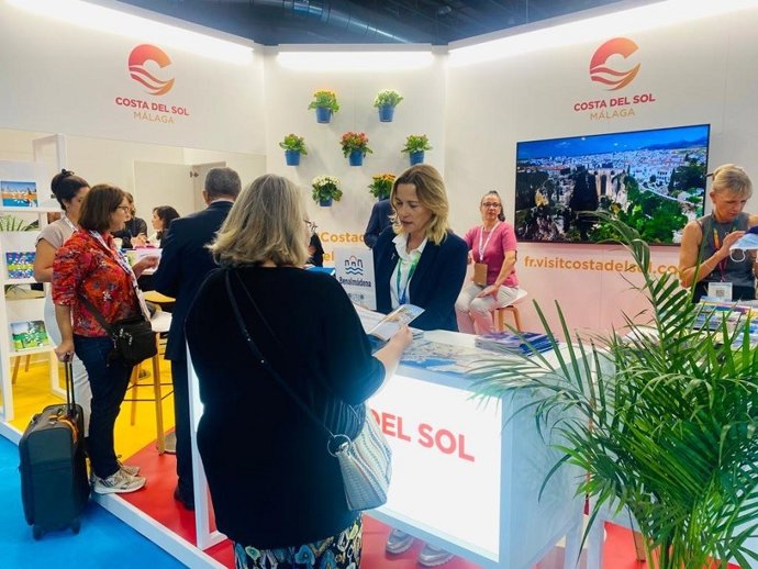 Expositor de la Costa del Sol en IFTM Top Resa de París.