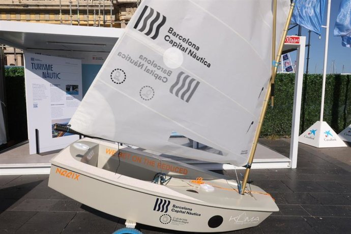 El velero presentado por la Fundació Barcelona Capital Nutica