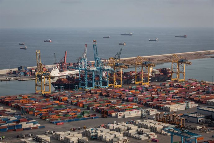Archivo - Vista aria de l'rea PIF del Port de Barcelona
