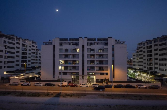 Archivo - Imagen de un edificio en El Cañaveral