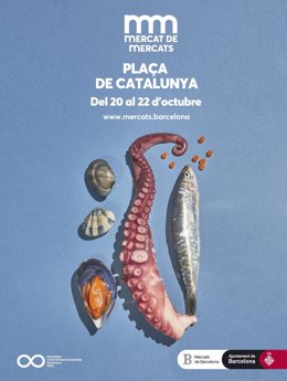 Cartell de la 12a edició de la fira Mercat de Mercats de Barcelona
