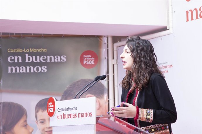 La diputada del grupo socialista en las Cortes de Castilla-La Mancha Paloma Jiménez.