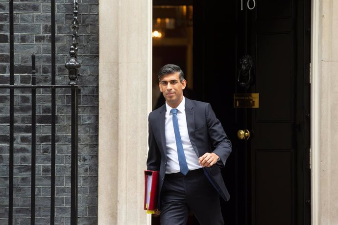 September 13, 2023, London, England, United Kingdom: UK Prime Minister RISHI SUNAK leaves 10 Downing Street ahead of Prime Ministers' Questions session in House of Commons.
