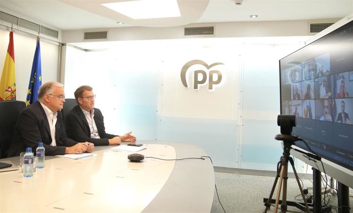 Fotonoticia: Feijóo Se Reúne Con Líderes Del Partido Popular Europeo Para Analizar La Situación De Israel