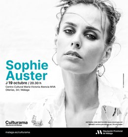 El folk de Sophie Auster visitará la semana que viene MVA de la Diputación