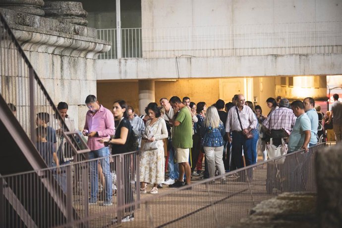 Turistas en Mérida.