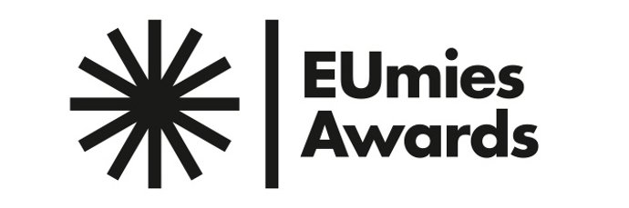 Logo del Premio de Arquitectura Contemporánea de la Unión Europea-Premios Mies van der Rohe (EUmies Awards) 2024, que organiza la Comisión Europea y la Fundación Mies van der Rohe
