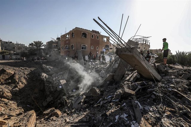 Consecuencias de un ataque israelí sobre la Franja de Gaza