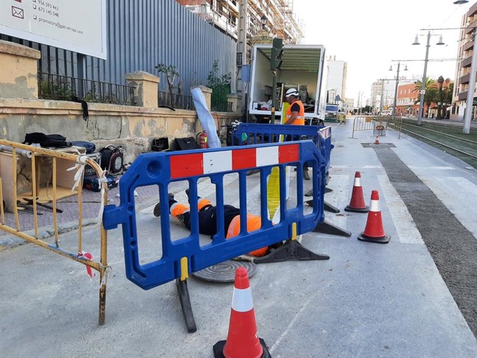 Rehabilitación de un tramo  del colector de la calle Real de San Fernando