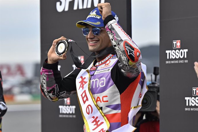 MARTIN Jorge (spa), Pramac Racing, Ducati Desmosedici GP23, podium, portrait, Sprint race during the 2023 MotoGP Grand Prix of Japan on the Motegi Circuit from September 29 to October 1st, in Japan - Photo Studio Milagro / DPPI