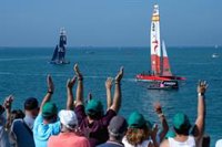 Los 'Gallos' acaban terceros y mantienen opciones para la final en el Gran Premio de Cádiz de SailGP