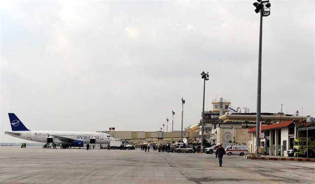Archivo - Aeropuerto Internacional de Alepo (Siria), imagen de archivo.