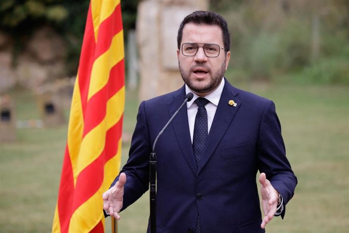 Aragons durante su discurso