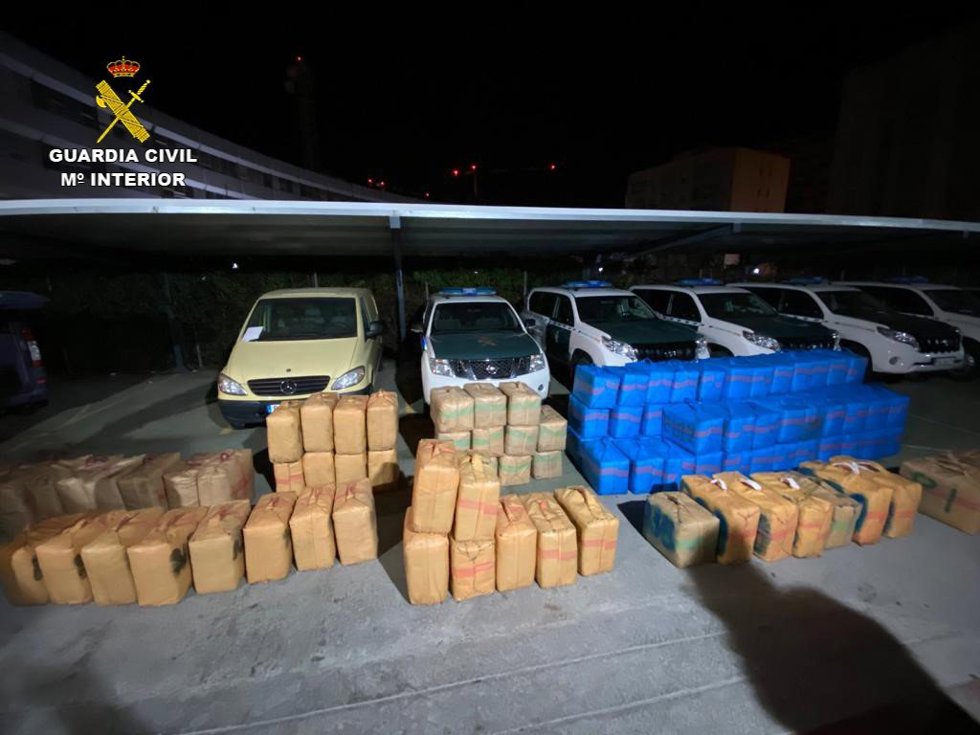 Archivo - Operación contra el narcotráfico de la Guardia Civil en Almería 